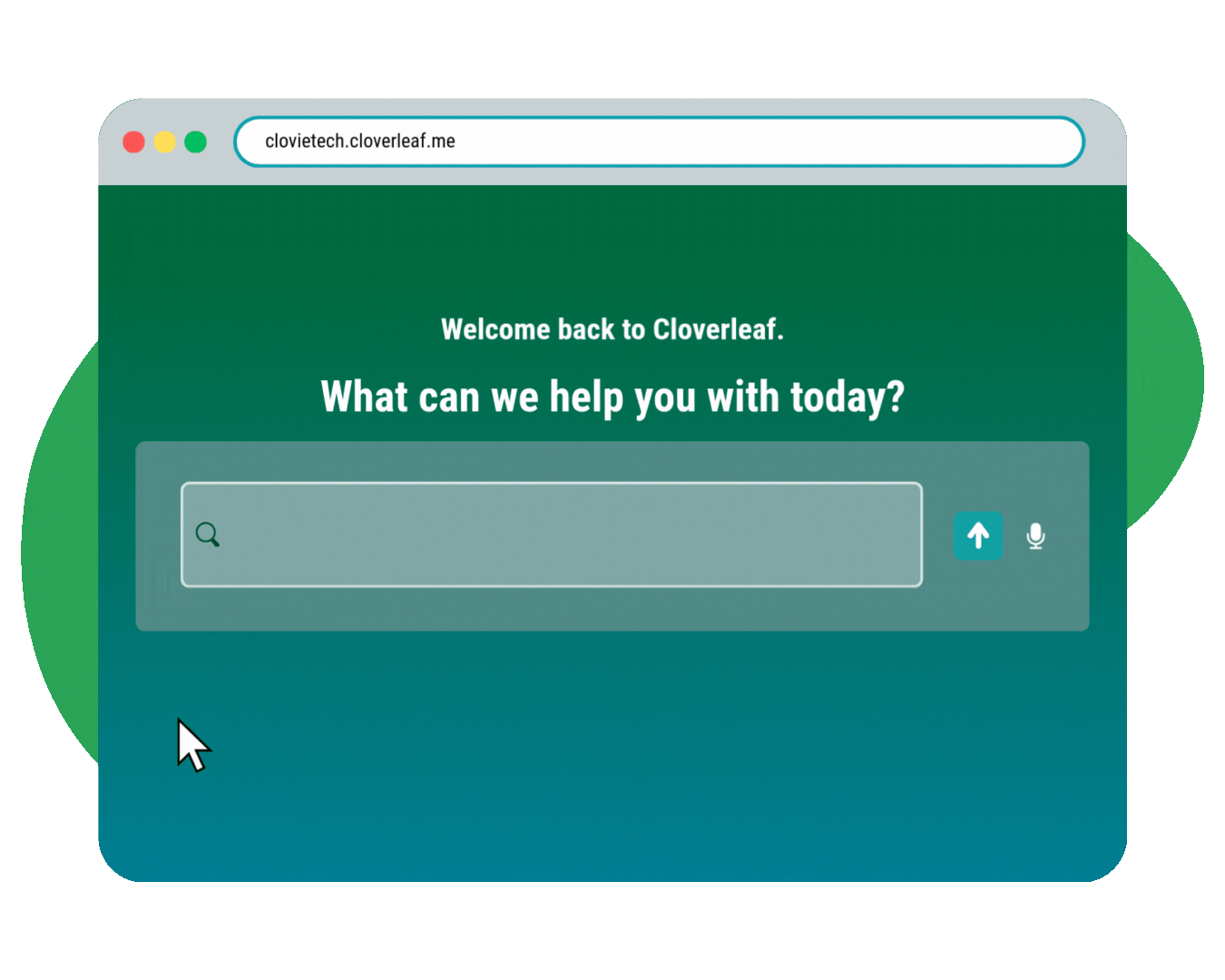 a gif of the note taking feature using Cloverleaf's AI Coach
