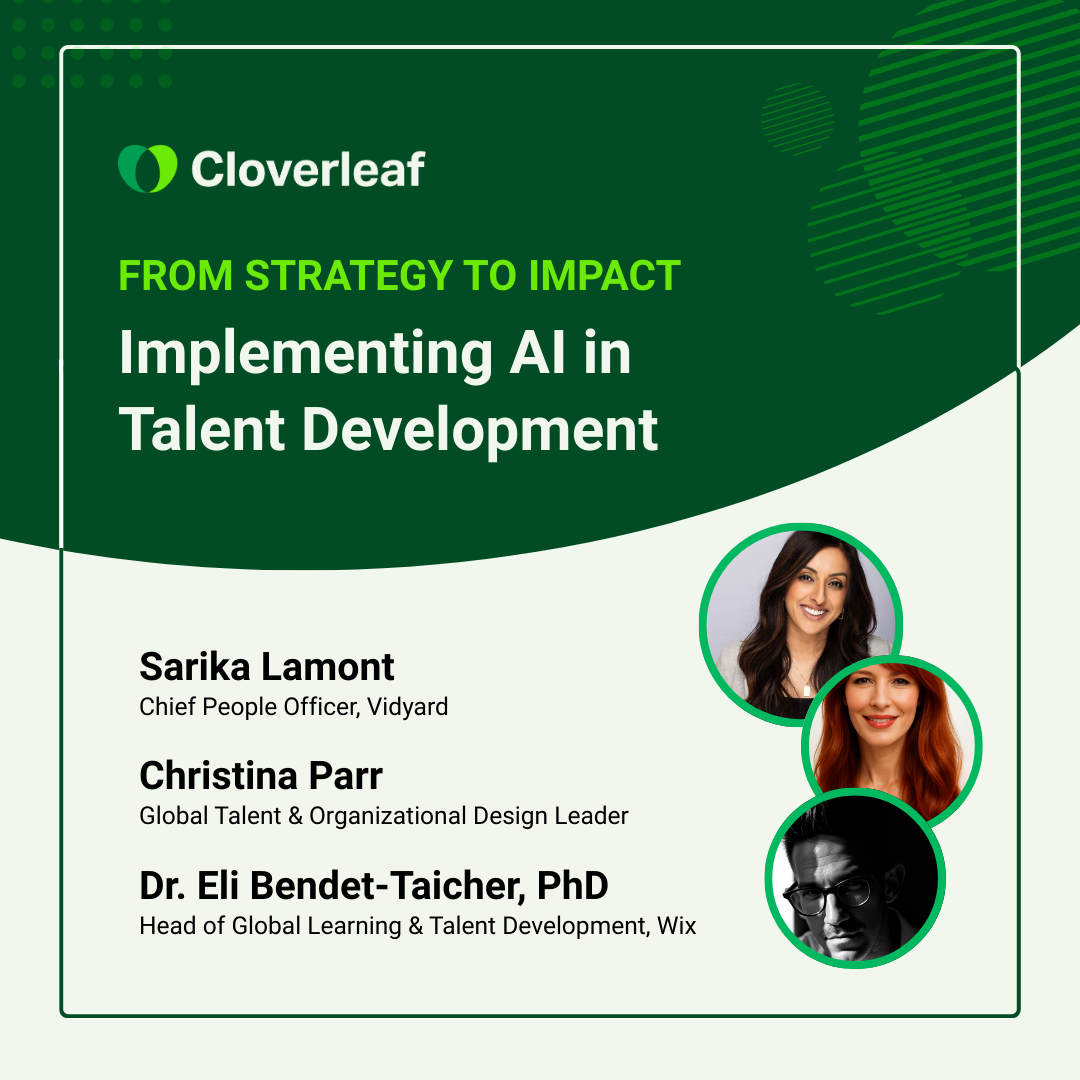 Blog Feature Image for post about AI in Talent Development: Lessons from Wix, Vidyard, and 3 Practitioners
